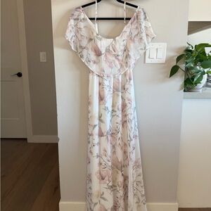 Show Me Your Mumu White Floral Print Maxi Dress
